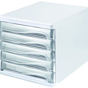helit Module de classement "the wave", 5 tiroirs, blanc/