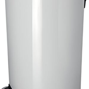 helit Poubelle à pédale "the silent", 12 litres, blanc