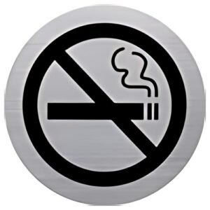 helit Pictogramme "the badge" interdiction de fumer, argent