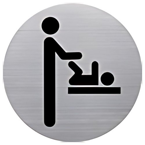 helit Pictogramme "the badge" espace change bébé, argent