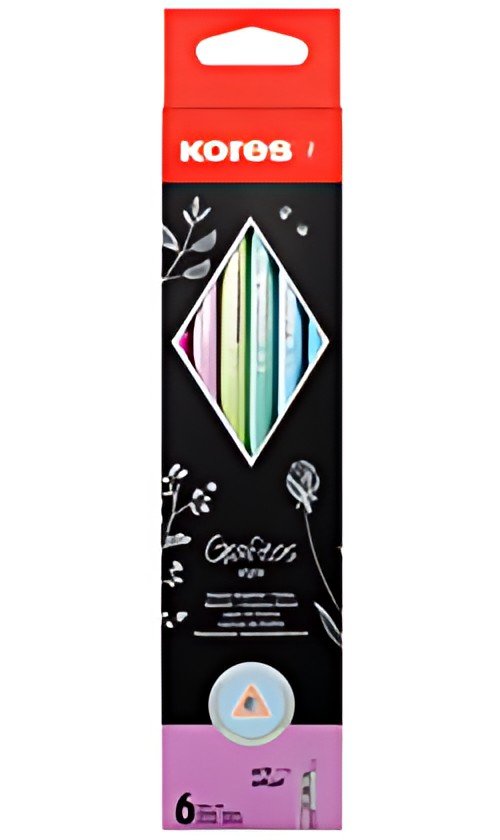 Kores Crayon à papier"Grafitos Style", degré de dureté: HB