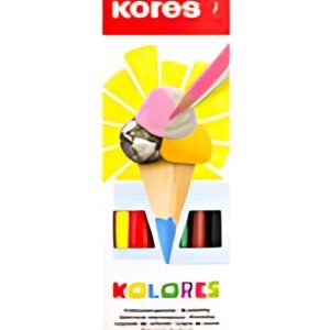 Kores Crayon de couleur triangulaire "Kolores", étui carton
