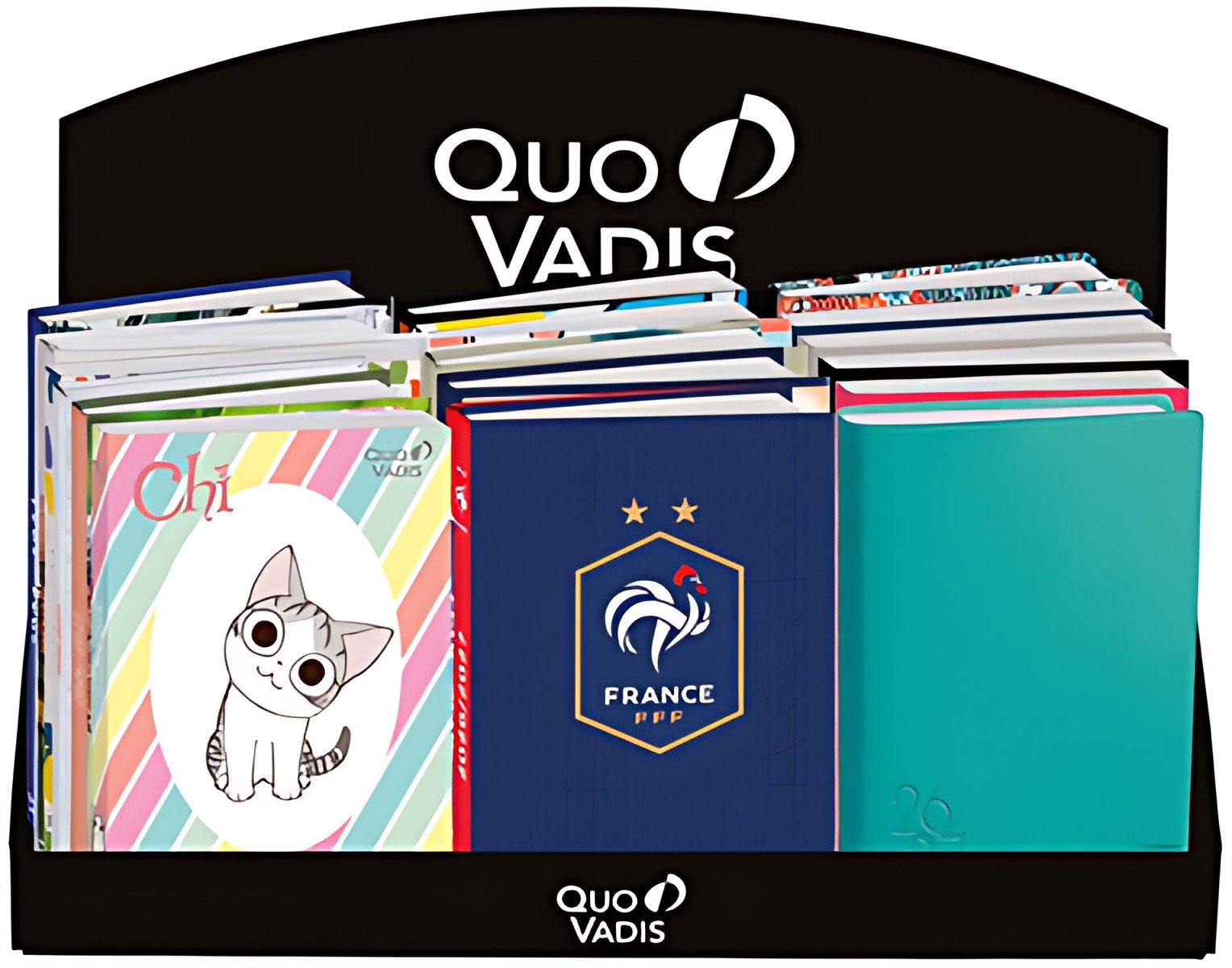 QUO VADIS Présentoir EUROTEXTAGENDA Fantaisie 2026/2027