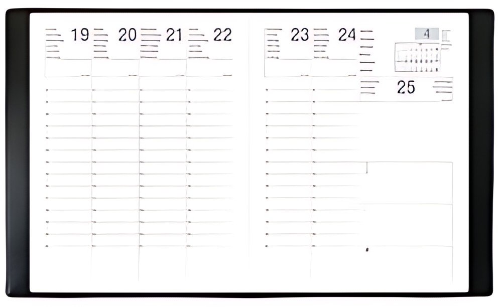 QUO VADIS EXDI Agenda scolaire SEPT 27 ML, 2026/2027, noir