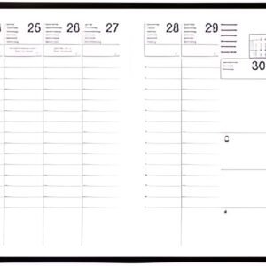QUO VADIS EXDI Agenda scolaire SCOLEXDI ML, 2026/2027, noir