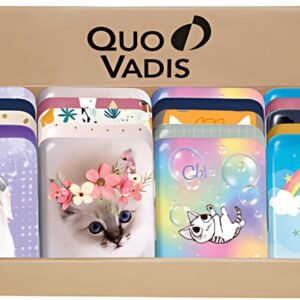QUO VADIS Boite à bons points, en métal, en présentoir