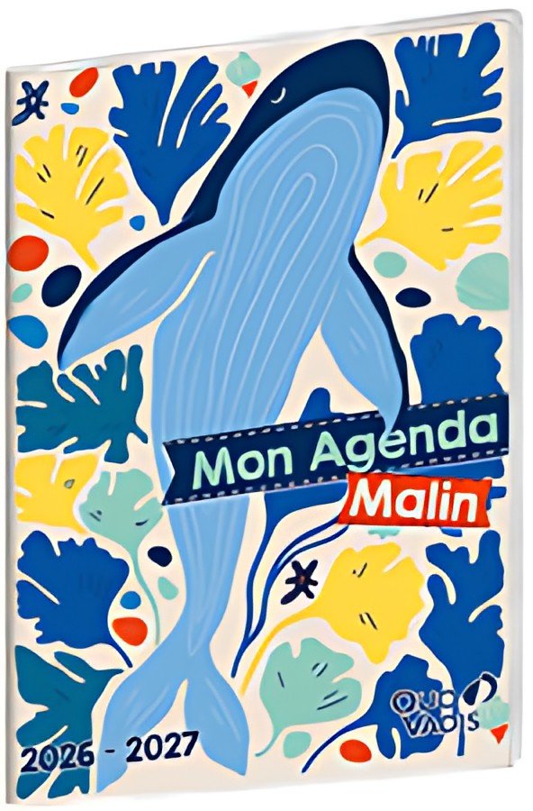 QUO VADIS Agenda scolaire "Mon Agenda Malin", 2026/2027