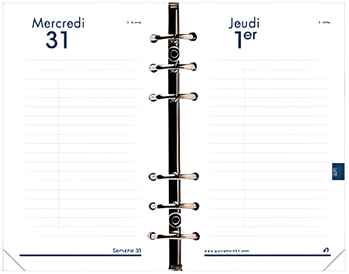 QUO VADIS Recharge Timer 17, 1 jour par page, 2026/2027