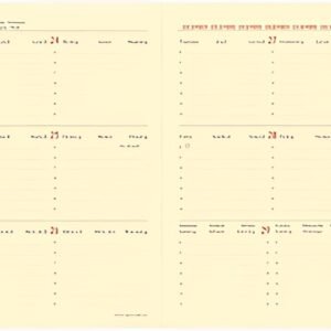 QUO VADIS Agenda Horizontal 24 SD Prestige, 2026/2027, vert