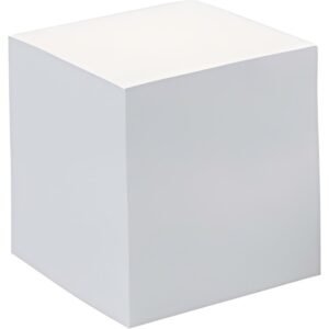 QUO VADIS Recharge bloc cube, 90 x 90 x 75 mm, blanc