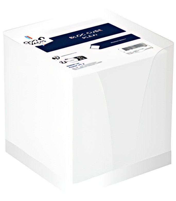 QUO VADIS Bloc cube Plexi, 100 x 100 x 95 mm, transparent