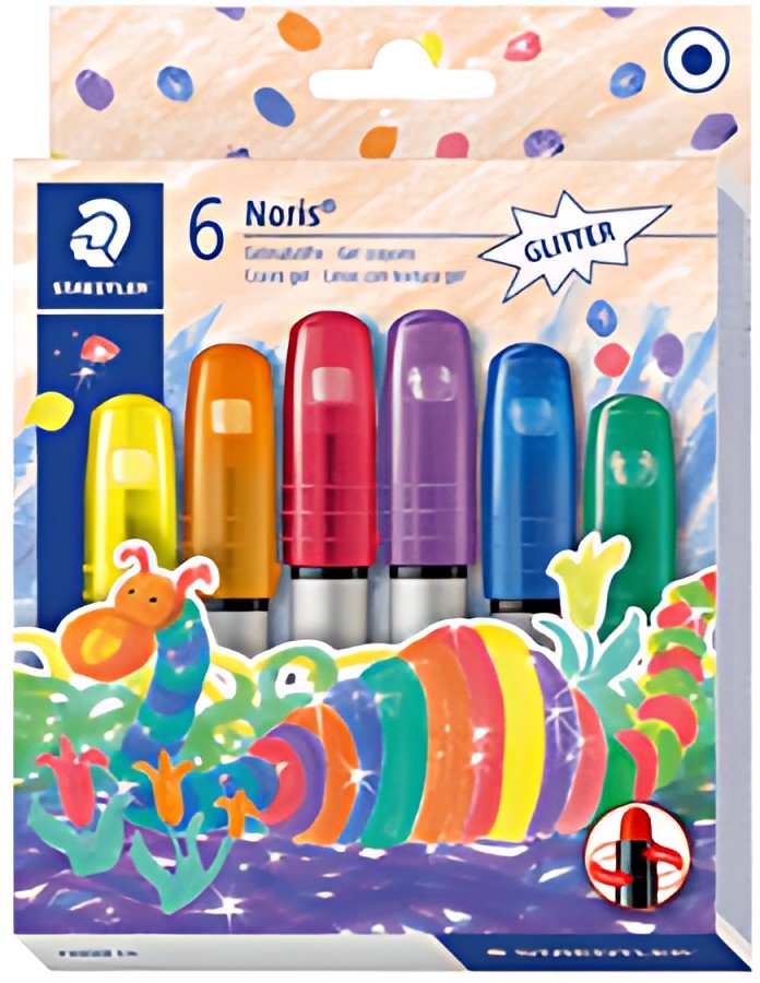 STAEDTLER Craie gel Noris "Glitter", étui carton de 6