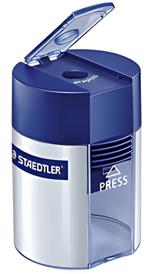 STAEDTLER Taille-crayon avec réservoir, rond, argenté