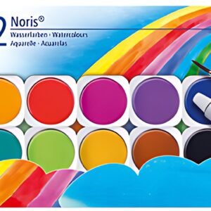STAEDTLER Boîte de peinture Noris, 12 couleurs
