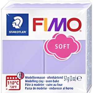 FIMO SOFT Pâte à modeler, à cuire, 57 g, lilas pastel