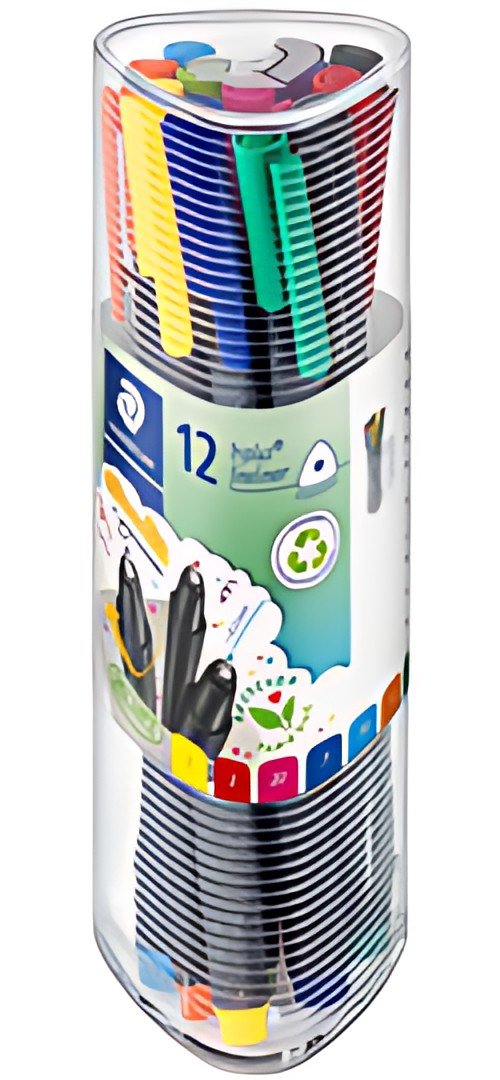 STAEDTLER Fineliner triplus BRILLIANT COLOURS, boîte de 12
