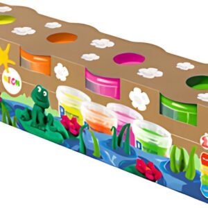 STAEDTLER Set de pâte à modeler Noris junior, couleurs fluo