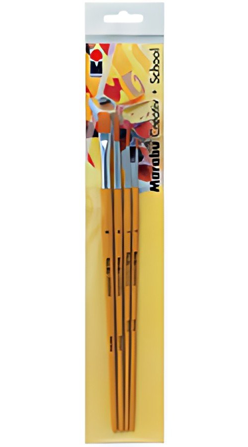 Marabu Kit de pinceaux synthétiques Universal