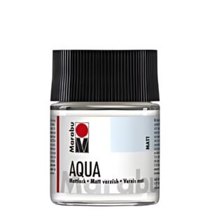 Marabu Vernis mat Aqua, mat, 50 ml, en flacon de verre