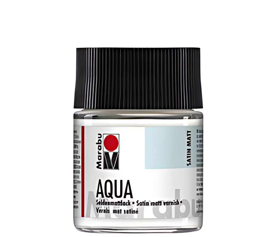 Marabu Vernis mat-satiné Aqua, mat-satiné, 50 ml, flacon