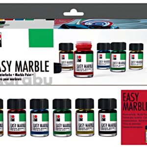 Marabu Peinture à marbrer "Easy Marble", kit de démarrage