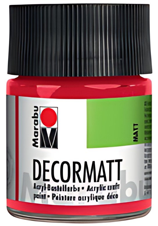 Marabu Peinture acrylique "Decormatt", marron moyen, 50 ml