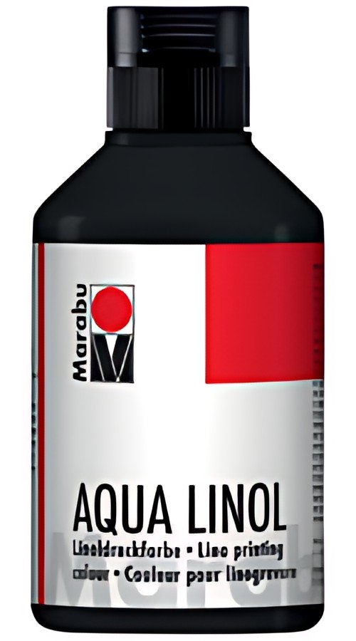Marabu Couleur pour linogravure Aqua, 250 ml, noir