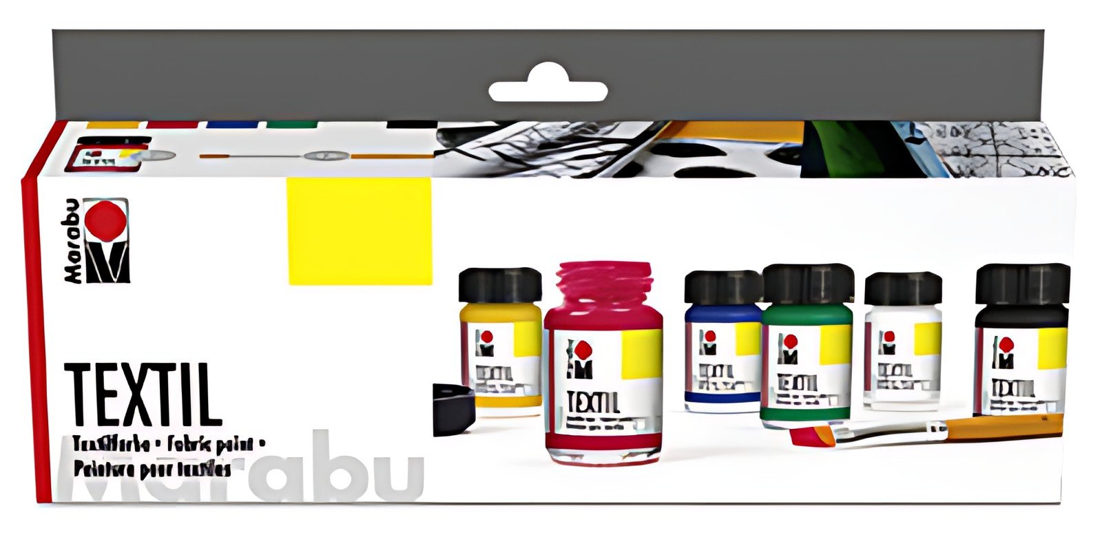 Marabu Peinture pour tissu "Textil", kit de démarrage,
