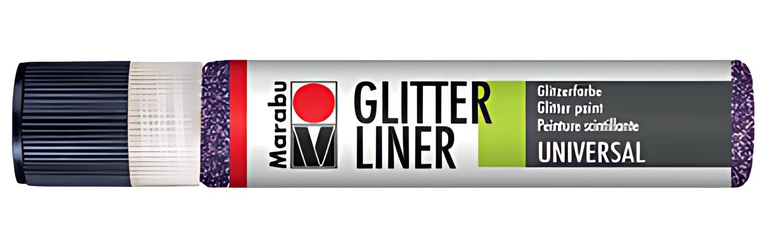 Marabu Peinture à effet Glitter-Liner, jaune scintillant