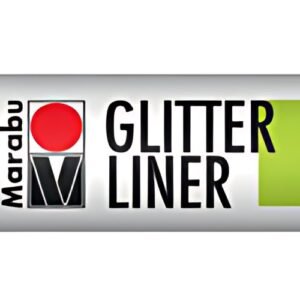 Marabu Peinture à effet Glitter-Liner, blanc scintillant