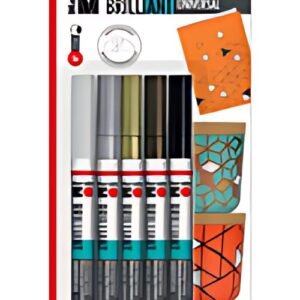 Marabu Feutre de peinture "Brilliant Painter", blister de 5