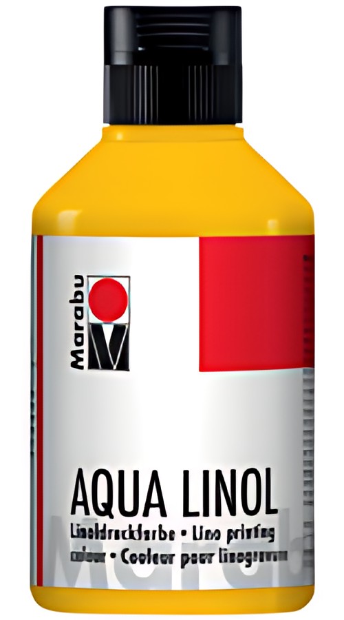 Marabu Couleur pour linogravure Aqua, 250 ml, jaune moyen