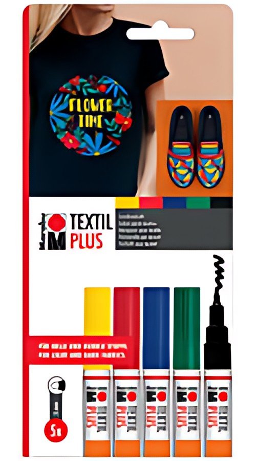 Marabu Marqueur pour textile "Textil Painter Plus", blister
