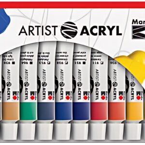 Marabu Set de peinture acrylique "Artist Acryl", 12 x 12 ml