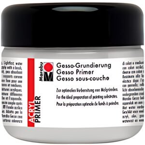 Marabu Sous-couche acrylique Gesso, 225 ml, blanc