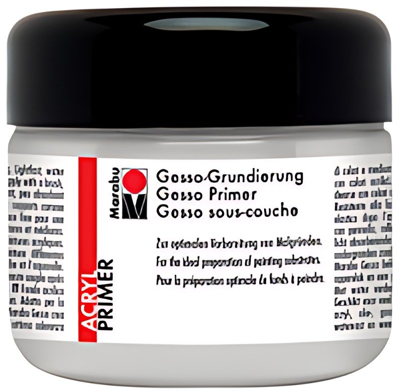 Marabu Sous-couche acrylique Gesso, 225 ml, blanc