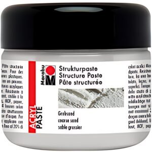 Marabu Pâte structurée acrylique, 225 ml, sable grossier,