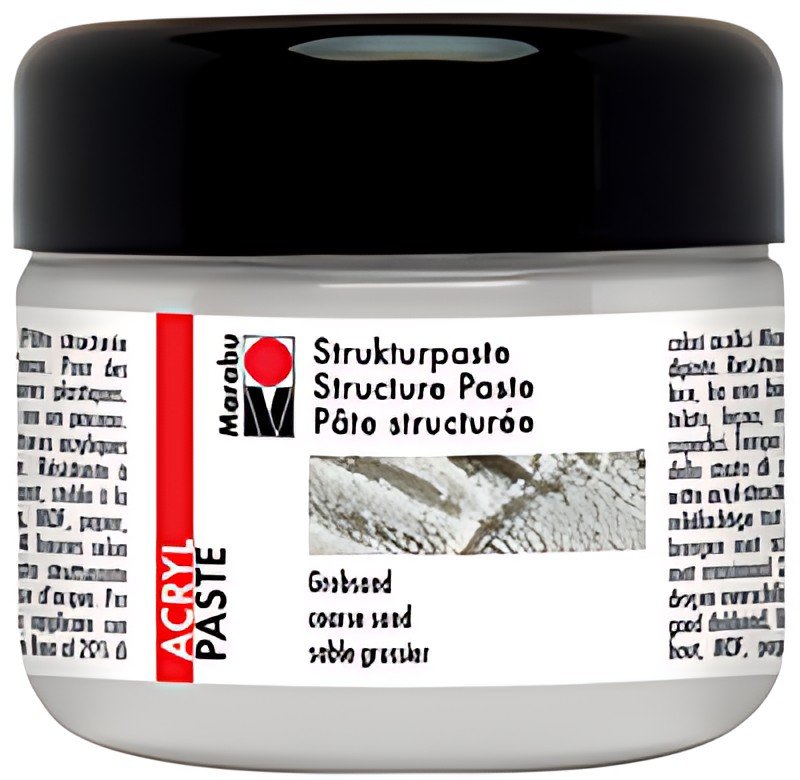 Marabu Pâte structurée acrylique, 225 ml, sable grossier,
