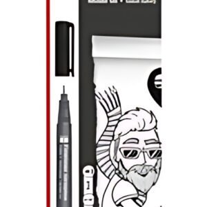 Marabu Feutres fins "GRAPHIX", noir, étui de 4 en carton,