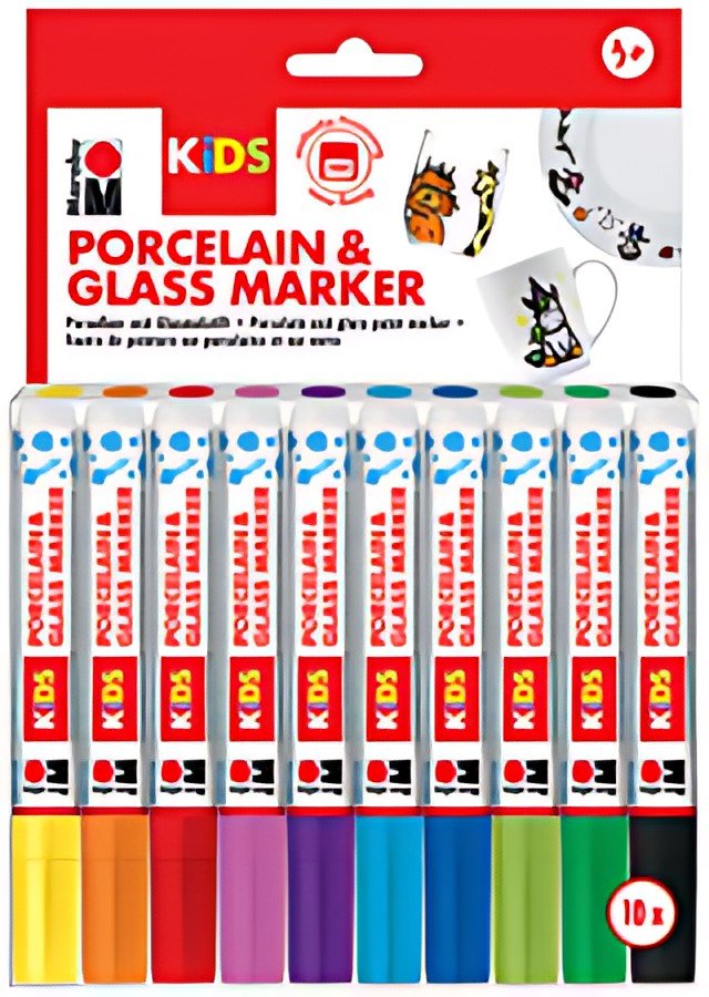Marabu Marqueur "Porcelaine & verre KIDS", MEGA FUN