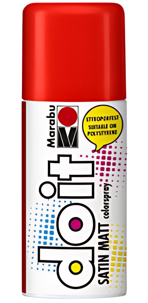 Marabu Peinture aérosol do it SATIN MATT, rouge carmin