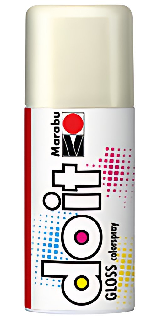 Marabu Peinture aérosol it GLOSS, blanc brillant