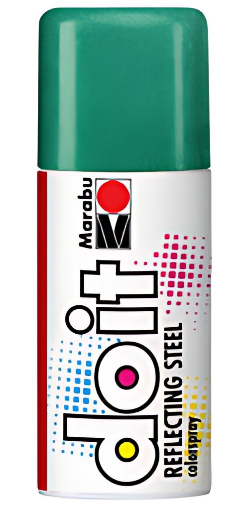 Marabu peinture aérosol do it REFLECTING STEEL, vert