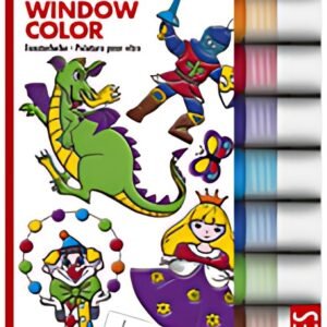 Marabu KiDS Window Color, kit de 10, assorti