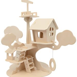 Marabu KiDS Puzzle 3D "Cabane dans l'arbre", 37 pièces