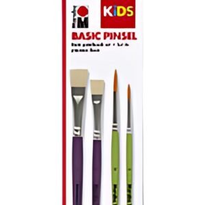 Marabu Set de pinceaux "Basic Pinsel", 4 pièces