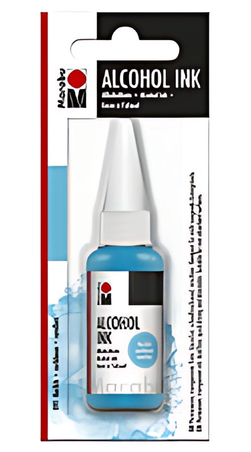 Marabu Encre permanente Alcohol Ink, 20 ml, gentiane