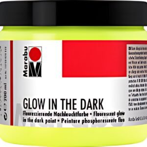 Marabu Peinture phosphorescente Glow in the dark, jaune
