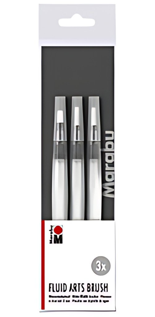Marabu Pinceau à réservoir d'eau, set de 3
