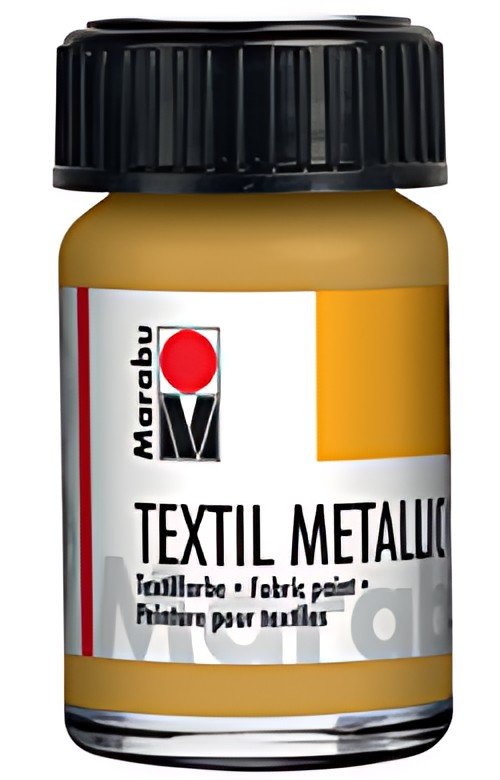 Marabu Peinture pour tissu "Textil Metallic", 15 ml, or